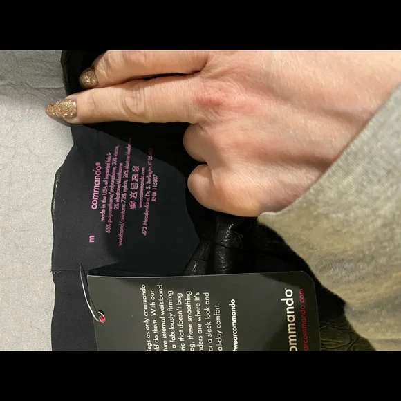 ✨Brand New Commando Faux Leather Leggings- Top Control✨ - Picture 9 of 9